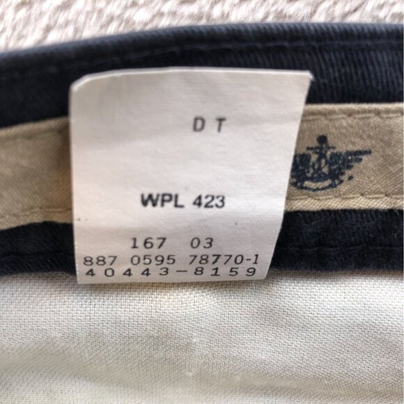 Dockers Mens Pants Size 36x34 Classic Fit Chino Straight Pleated Navy Casual - Picture 8 of 11